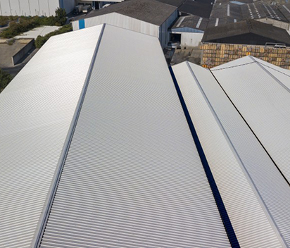 Composite Roofing of PIR Sandwich Panels