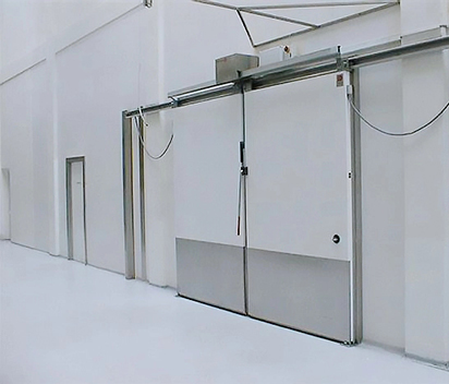 Single Horizontal Cold Storage Sliding Door