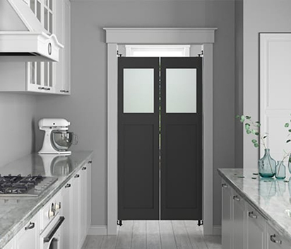 Double steel swing interior door type interior design