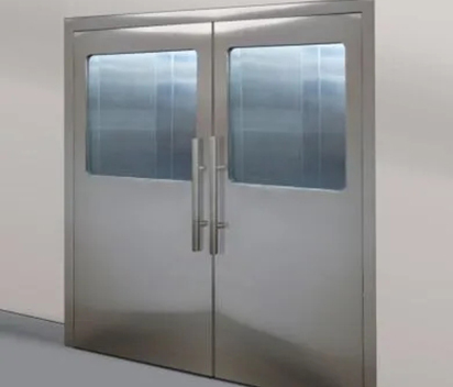 Maximum size of full-buried swing door