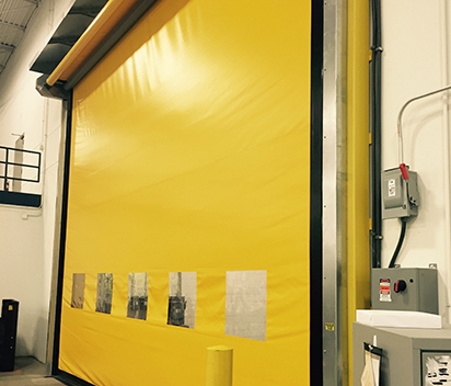 High speed fabric doors for high performance