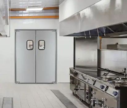 Swinging Kitchen Door for Commercial Restaurant Kitchen