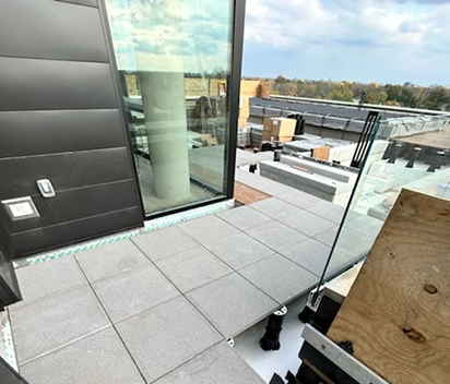 Xps foam panel for floors, roofs and terraces