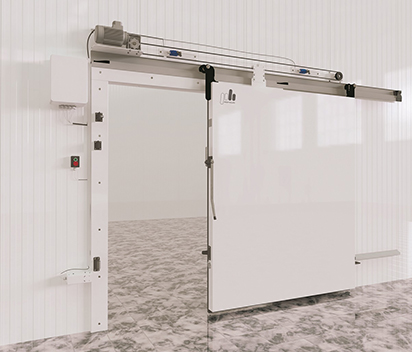 Cold room sliding doors are designed for use in rooms that require maintaining a set temperature